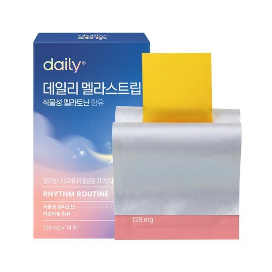 데일리 데일리 멜라스트립 식물성 멜라토닌 함유 14매 (2주분)