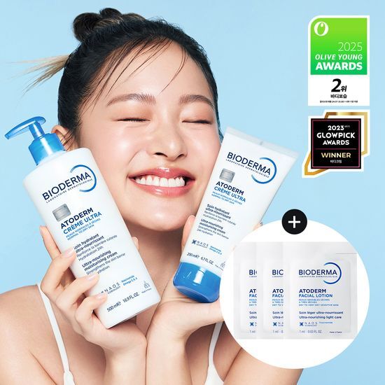 바이오더마 바이오더마 아토덤 울트라 크림 500ml 기획 (+200ml+페이셜 로션 1ml*3) (2609)