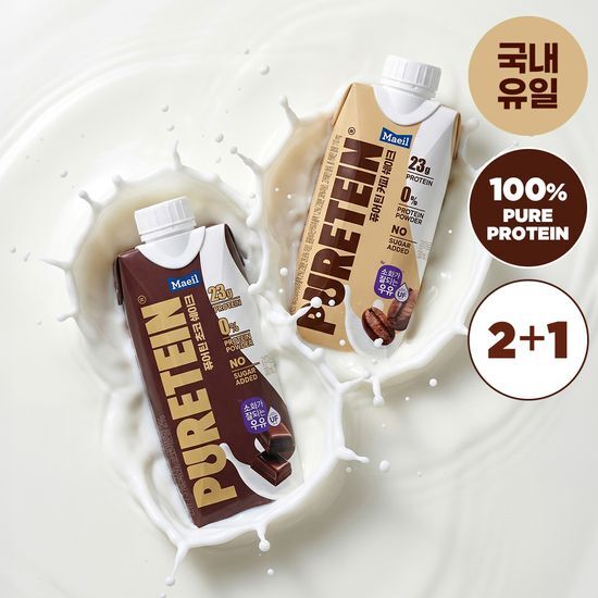 매일유업 퓨어틴 프로틴 쉐이크 330ml 2종 택1(초코, 커피)