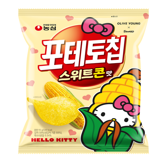 농심 농심 헬로키티 포테토칩 스위트콘맛 95g 산리오 에디션
