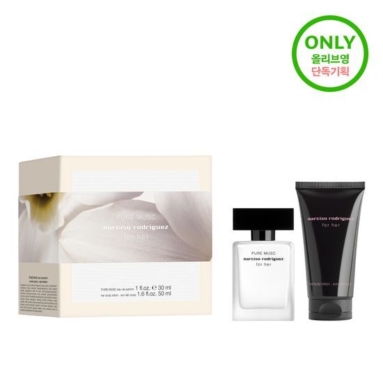 나르시소 로드리게즈 나르시소 로드리게즈 포 허 퓨어 머스크 EDP 30ml 기획 (+바디로션 50ml)(2608) (온)