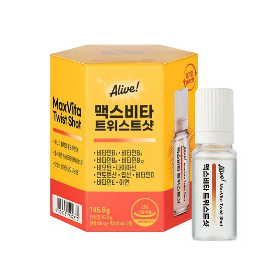 얼라이브 얼라이브 맥스비타 트위스트샷 1박스 (7개입)