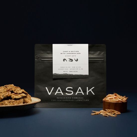 바삭 VASAK 바삭 김부각 지퍼백 보리새우 김부각(손종원 셰프 에디션) 50g