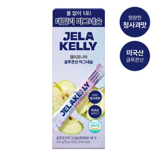 젤라켈리 젤라켈리 캘리포니아 글루콘산 마그네슘 15g (15일분) - 최저가 17,900원