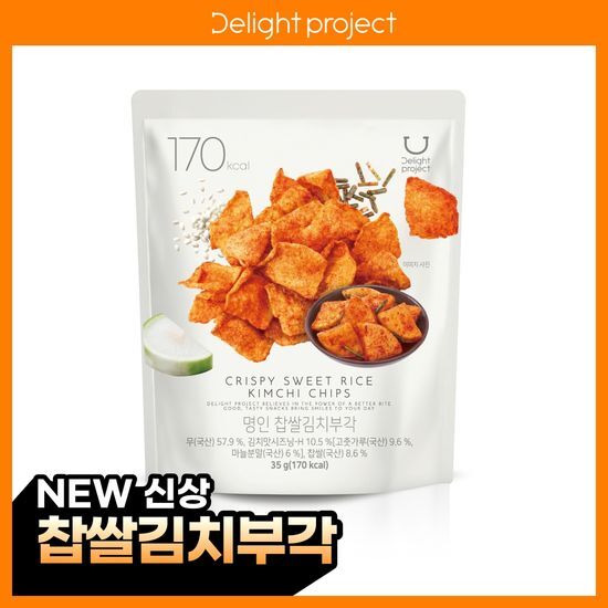 딜라이트 프로젝트 명인 찹쌀김치부각 35g 가격 추이 딜라이트 프로젝트 딜라이트 프로젝트 명인 찹쌀김치부각 35g - 최저가 3,500원