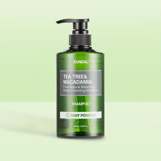 쿤달 쿤달 티트리 앤 마카다미아 딥 클렌징 지성샴푸 베이비파우더 500ml(온) - 최저가 14,900원