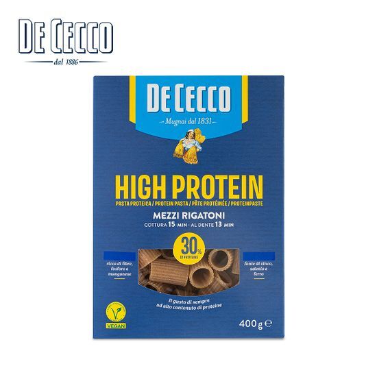 데체코 데체코 하이 프로틴 메찌 리가토니 400g