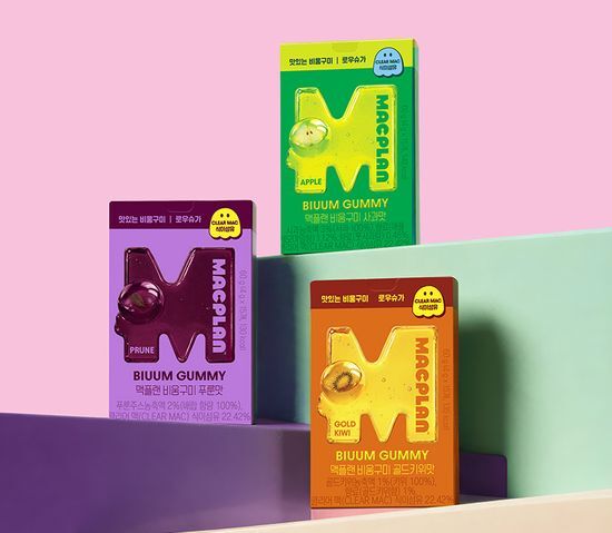 맥플랜 CJ맥플랜 비움구미 60g 골드키위맛/푸룬맛/사과맛
