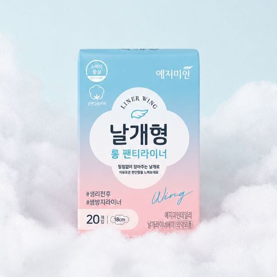 예지미인 예지미인 날개형 롱 팬티라이너 40P