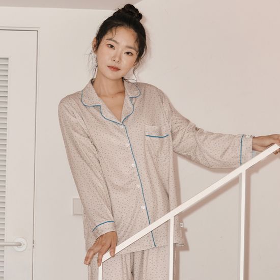 오프아워 오프아워 배배 피치플러프 긴팔 잠옷 세트 3종 택1(M/L/XL)