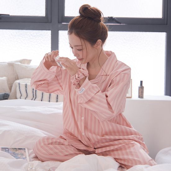 오프아워 오프아워 글로시피치 긴팔 잠옷 세트 3종 택1(M/L/XL)