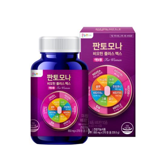 판토모나 판토모나 비오틴 플러스 맥스 여성용 270정 (45일분)