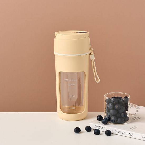 모던하우스 휴대용 무선 텀블렌더 340ml 버터옐로우