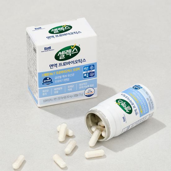 셀렉스 셀렉스 면역 프로바이오틱스 유산균&아연 1병 (250mg x 30캡슐) (1개월분)