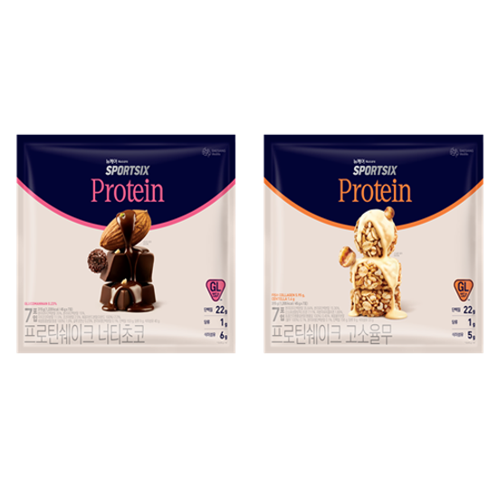 스포식스 뉴케어 스포식스 프로틴쉐이크 45g 7포 (너티초코, 고소율무 택1)