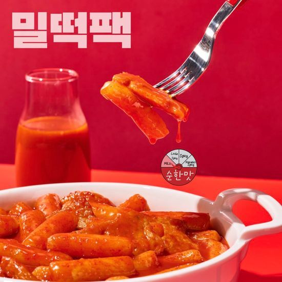 사과떡볶이 사과떡볶이 밀떡팩 순한맛 820g