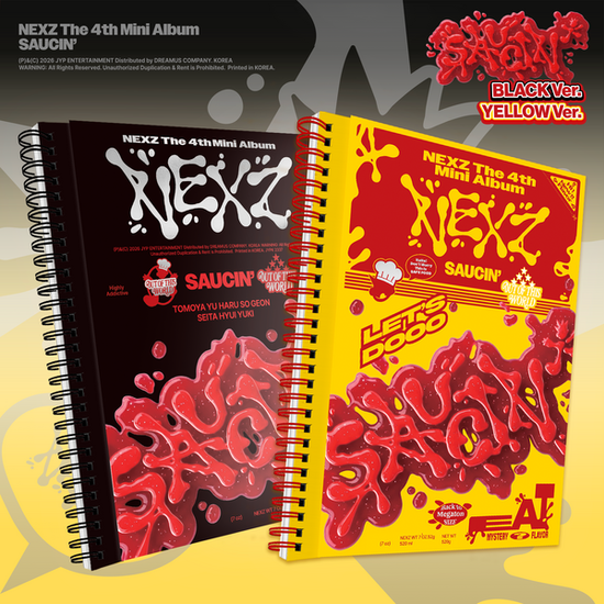 NEXZ NEXZ(넥스지) - [SAUCIN] (BLACK Ver. / YELLOW Ver.)