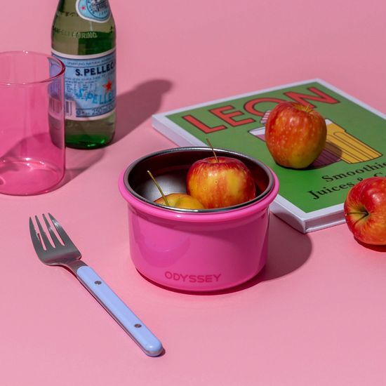 쓰임 (쓰임)오딧세이 보온 도시락통 M 460ml 밀폐 용기 (라즈베리/블랙)