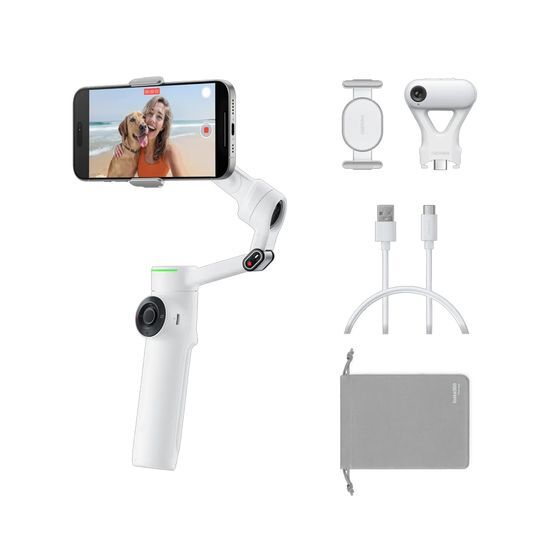 인스타360 인스타360 Flow 2 Pro AI 트래커 번들 써밋화이트