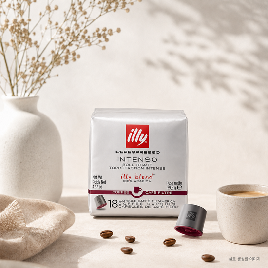 일리 일리 아메리카노(필터) 인텐소 캡슐커피 18입 129.6g
