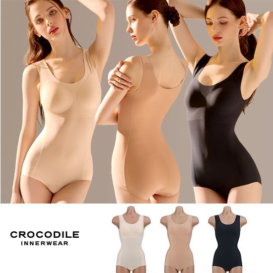 크로커다일 이너웨어 크로커다일 이너웨어 더 뉴 올인원 바디슈트 3종 3Color
