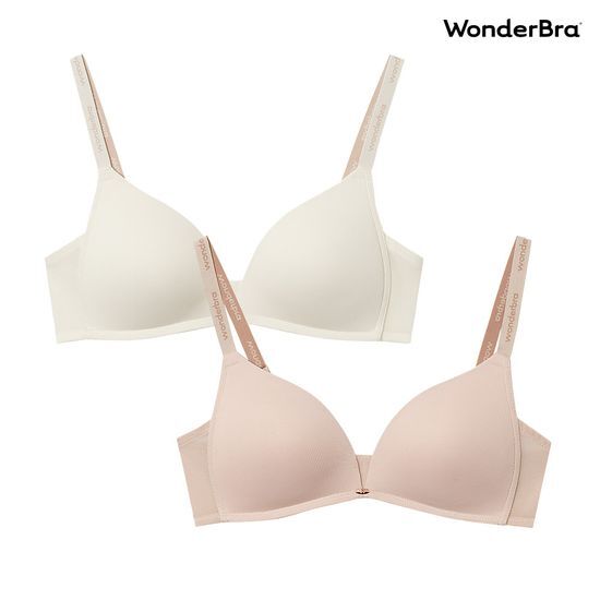 원더브라 Wonderbra 아쿠아 V넥 노와이어 브라 2Color