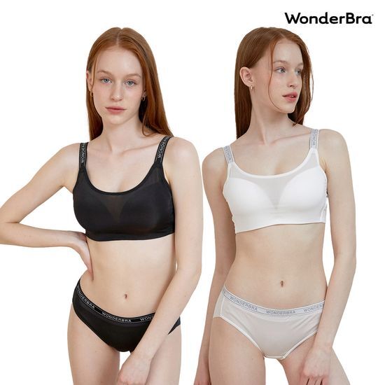 원더브라 Wonderbra 스포츠 메쉬 노와이어 브라 2Color