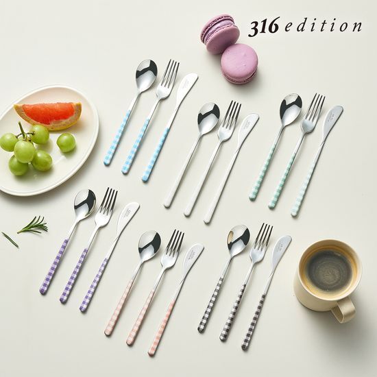 네바 네바 316 스텐 커트러리 디저트세트 3P