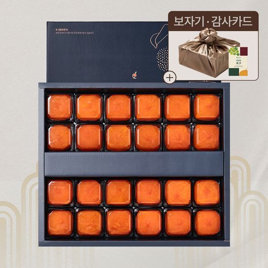엘로아시스 달콤 쫀득한 청도 반건시 에디션, 24구 선물세트 (65g 내외) 1.5kg내외(특품/24입) 가격 추이 엘로아시스 엘로아시스 달콤 쫀득한 청도 반건시 에디션, 24구 선물세트 (65g 내외) 1.5kg내외(특품/24입) - 최저가 56,900원
