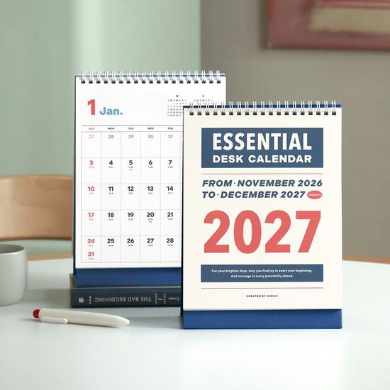 아이코닉 2027 에센셜 탁상달력 데스크 캘린더 가격 추이 아이코닉 아이코닉 2027 에센셜 탁상달력 데스크 캘린더 - 최저가 8,800원