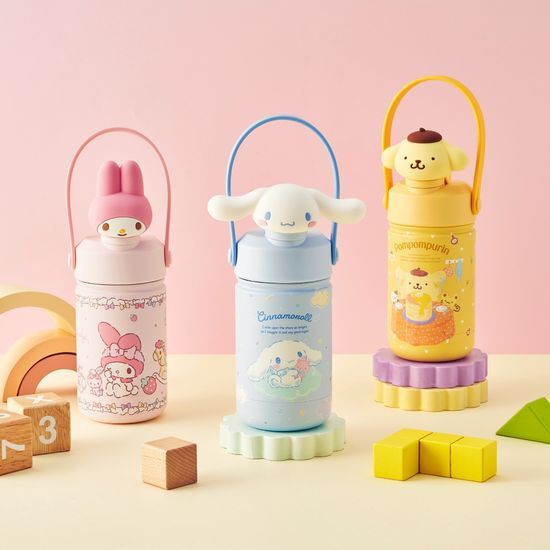 락앤락 락앤락 스쿨핏 산리오캐릭터즈 피규어 듀얼캡 텀블러 390ml (LHC3348_SR)