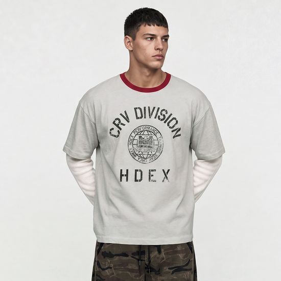 HDEX HDEX 디비전 더티 워시드 숏 슬리브 (2colors)
