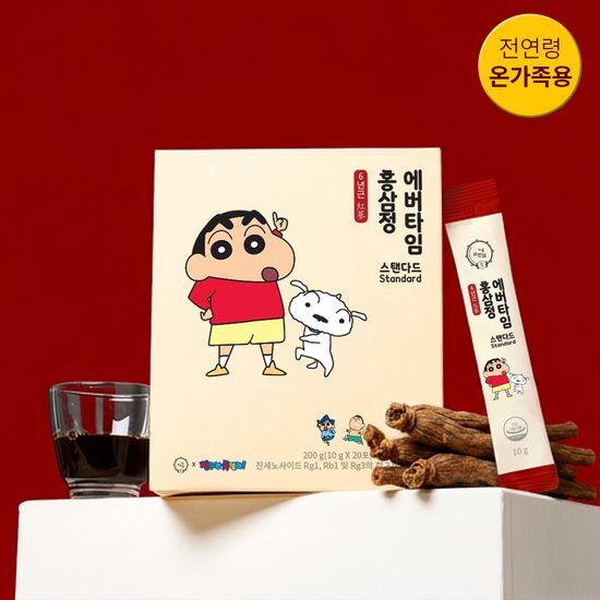려원담 려원담 짱구는못말려 6년근 홍삼정 에버타임 스탠다드 20포 (20일분)