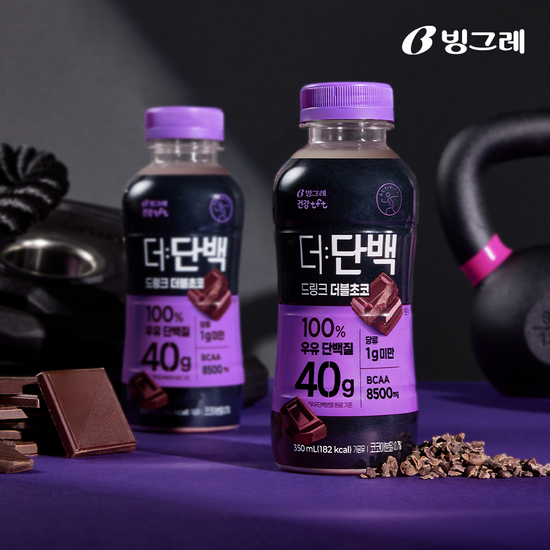 더단백 빙그레 더단백 드링크 40g 고함량 단백질음료 더블초코 350ml 10개입 - 최저가 35,900원