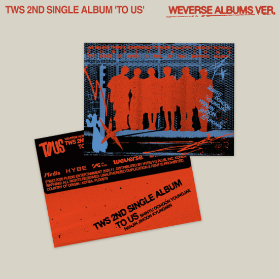 TWS TWS (투어스) 2nd Single Album [TO US] Weverse Albums ver.