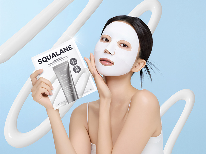 [ Yeokdae Grade Jeungjeong /1+1/1 Deung Pore Moisture Cheonjae Cream ] Seucheo Aqua Seukualran Moisture Cream 60 ml Deobeulgihoek (+ Balren Pouch Kiring ) ([역대급증정/1+1/1등 모공 수분천재크림] 에스네이처 아쿠아 스쿠알란 수분크림 60ml 더블기획 (+발렌 파우치키링))