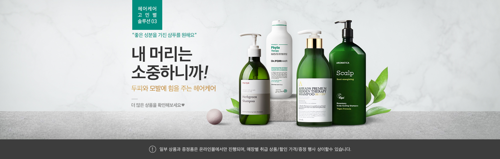 내 머리는 소중하니까! 두피와 모발에 힘을 주는 헤어케어