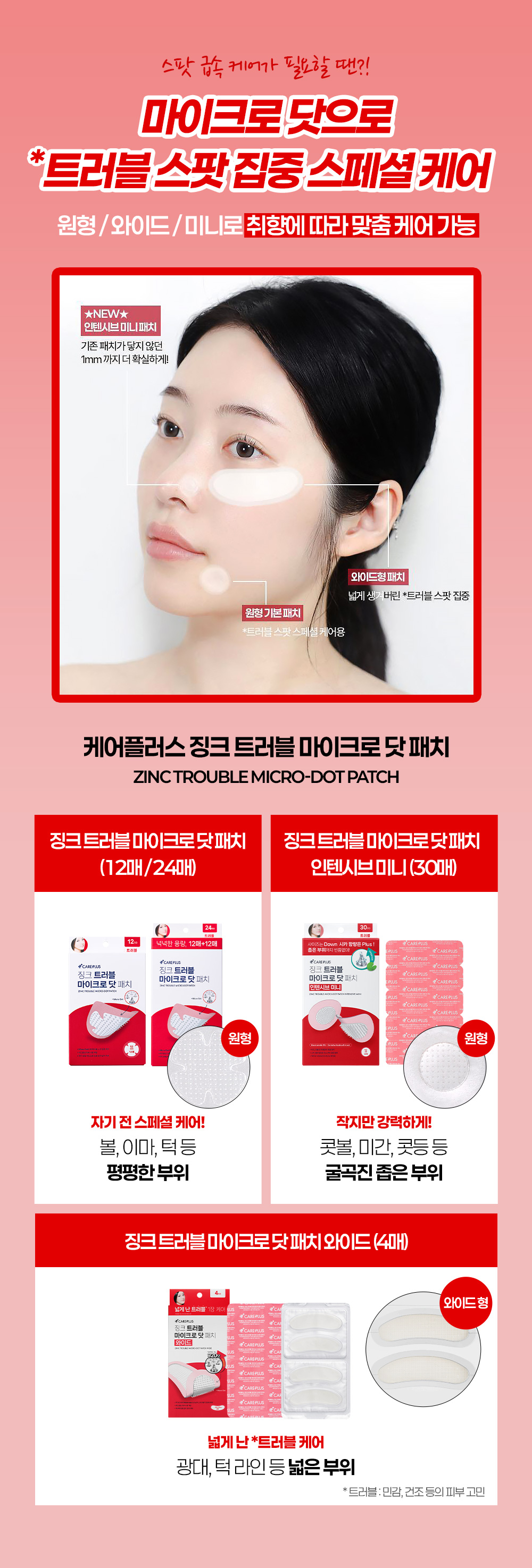 CAREPLUS Zinc Trouble Micro-dot Patch | OLIVE YOUNG Global