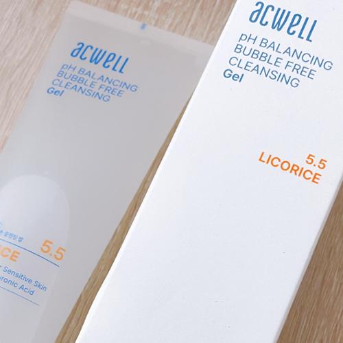 Очищающий гель ACWELL pH Balancing Bubble Free 160ml