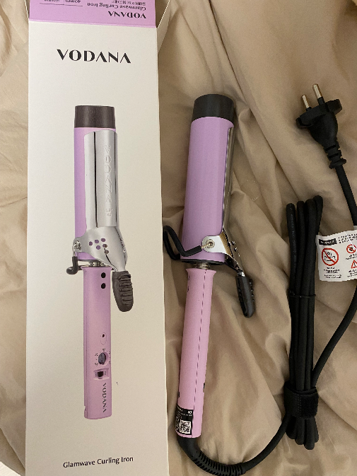 vodana Glamwave Curling Iron FV 40mm #Ivory Mood | OLIVE YOUNG Global
