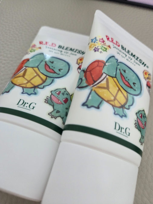 Packets Ketmon Edition Dr.G Red Blemish Soothing Eop Seon 50 ml 1+1 Gihoek (+ Kkobugi Mini Geoul ) ([포켓몬 에디션] 닥터지 레드 블레미쉬 수딩 업 선 50ml 1+1 기획 (+꼬부기 미니거울))