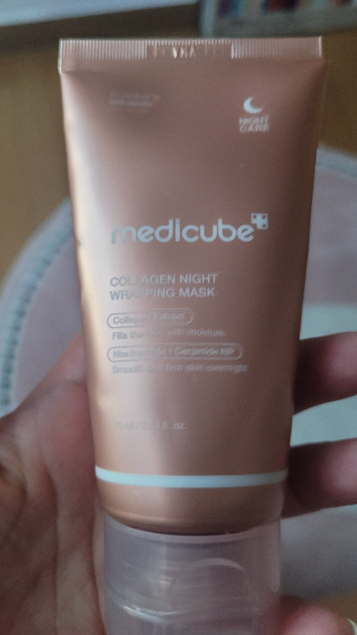 Adolmulgwang Pack Medicube Collagen Nateu Raepping Mask 75 ml Eowojeu Gihoek (+ Beu Lush + 5 ml Jeungjeong ) ([아이돌물광팩]메디큐브 콜라겐 나이트 랩핑 마스크 75ml 어워즈 기획 (+브러쉬 + 5ml 증정))