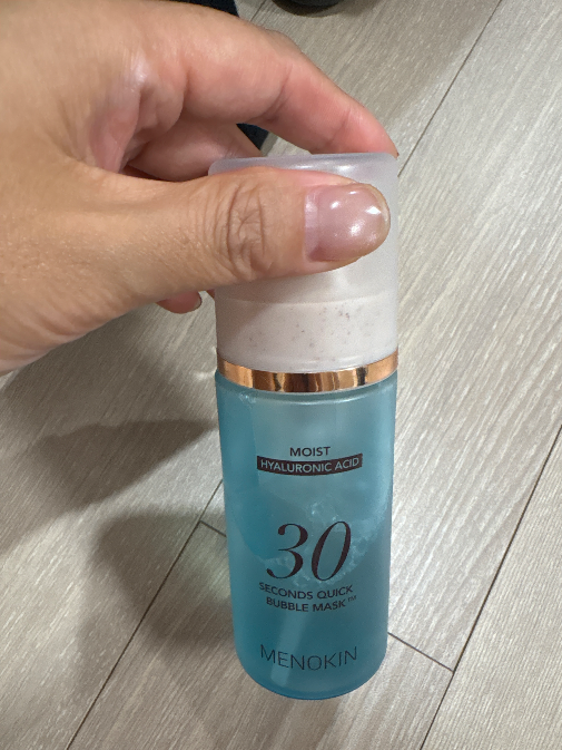 [30 ml Chujeungjeong / Wonjobeobeul Pack ] Menokin 30 Cho Kwik Beobeul Mask 95 ml 6 Types Jung Taek 1 ([30ml 추가증정/원조버블팩]메노킨 30초 퀵 버블 마스크 95ml 6종 중 택1)