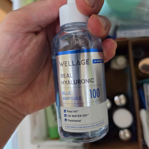 Sokgeonjopilsutem Welrajyu Rieol Hialrunik Blue 100 Ampoule 100 ml Gihoek (+ Wondekiteu 2 ea) ([속건조필수템] 웰라쥬 리얼 히알루로닉 블루 100 앰플 100ml 기획 (+원데이키트2ea))