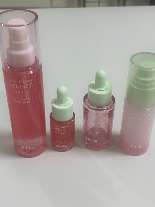 Сыворотка Goodal Green Tangerine Vita C E TXA 30ml (+мист TXA 50ml)