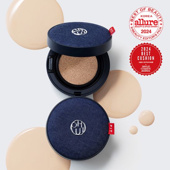 OHUI Ultimate Fit Jin кушон 15g + рефилл 15g (стойкий/тонирующий)